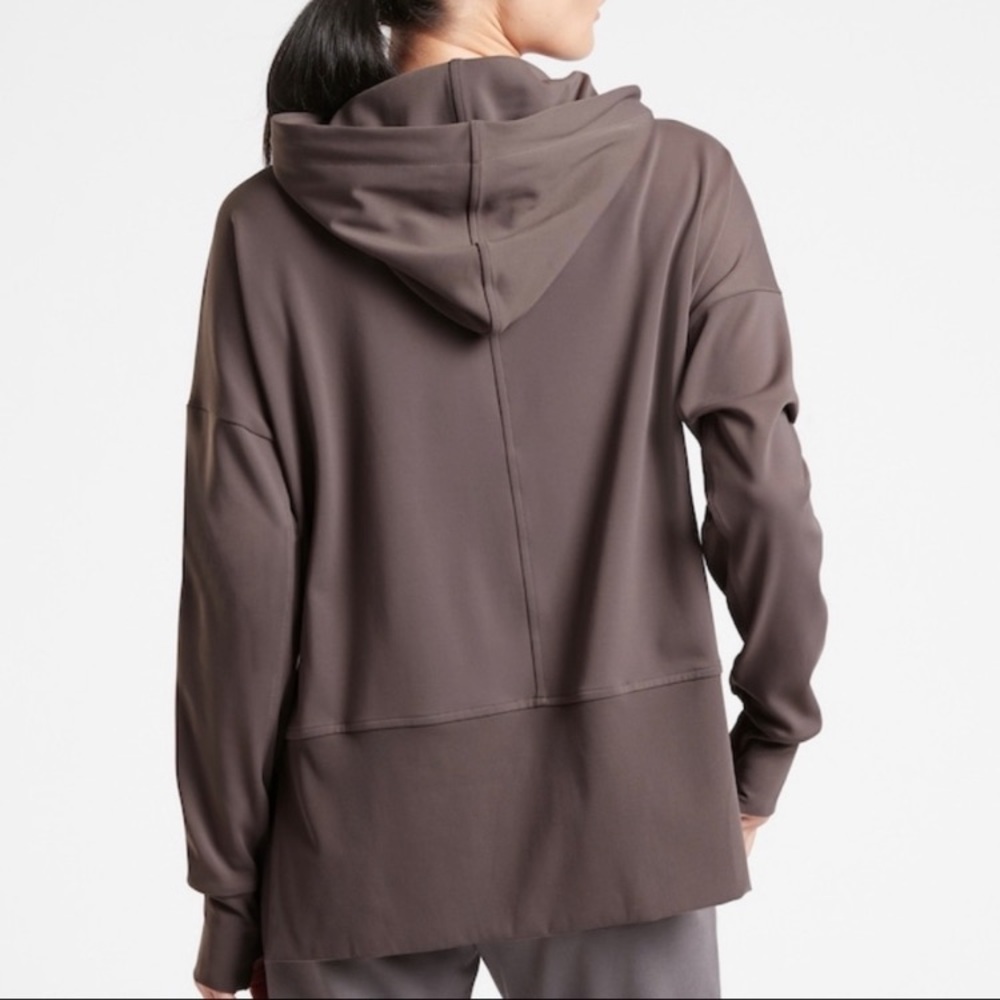 Athleta Mission Hoodie - Shale Gray Small - Picture 5 of 11
